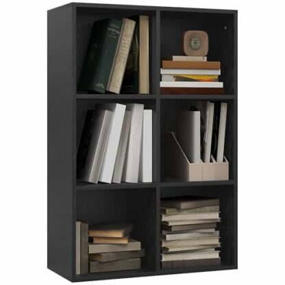 HOMCOM Cubic Cabinet Bookcase Shelves Storage Display for Study, Living Room, Home Office - Image 2