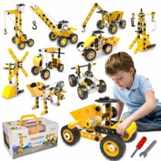 HOMETTER Building Toys for Age 5-12 Year Old Boys Gift, Engineering Series 1, Series 2 and Series 3