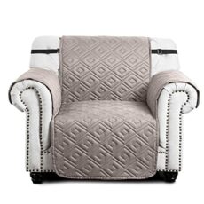 Hafaa Sofa Cover Reversible Water Resistant Sofa Slipcovers with Adjustable Elastic Straps and Hooks Embossed Quilted Couch Covers Furniture Sofa Protectors from Pets