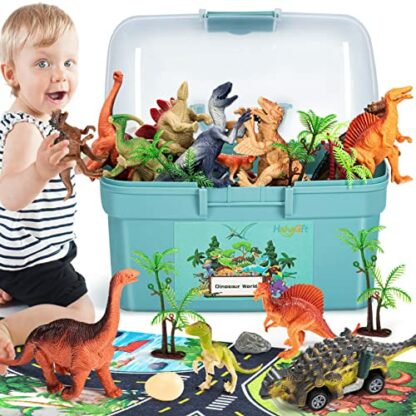 HahaGift Dinosaur Toys for 3 2 4 5 6 Year Old Boys Gifts, Dinosaur Games for Kids Toys Age 3 4 5 6 7 Year Old Boy Toys, Dinosaur Figures Play Mat Set for Boys Toys Age 2-5 Gifts for 3-6 Year Old Girls 2 HahaGift Dinosaur Toys for 3 2 4 5 6 Year Old Boys Gifts, Dinosaur Games for Kids Toys Age 3 4 5 6 7 Year Old Boy Toys, Dinosaur Figures Play Mat Set for Boys Toys Age 2-5 Gifts for 3-6 Year Old Girls - Image 2