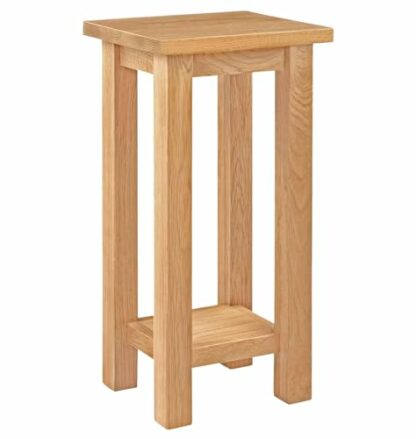 Hallowood Furniture Waverly Oak Side Table, Solid Wooden Sofa Table in Light Oak, Bedside Table, Coffee Table for Living Room, Oak Plant Stand, Small Telephone Table 2 Hallowood Furniture Waverly Oak Side Table, Solid Wooden Sofa Table in Light Oak, Bedside Table, Coffee Table for Living Room, Oak Plant Stand, Small Telephone Table - Image 2