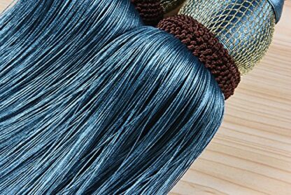 Handmade Curtain Clips Rope Tie Band VS Lob Fring Tiebacks Europe Buckles Holdbacks Tassel Ball Rope/Set of 2 - Image 3