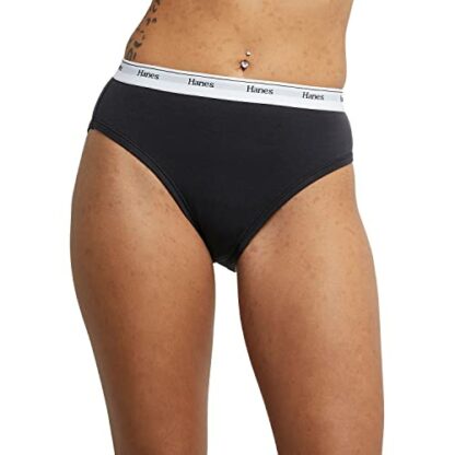 Hanes Women's Originals Panties Pack, Breathable Cotton Stretch Underwear, 6-Pack - Image 3