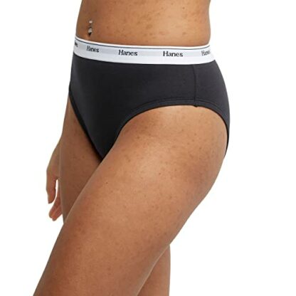 Hanes Women's Originals Panties Pack, Breathable Cotton Stretch Underwear, 6-Pack - Image 4
