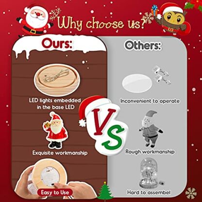 HappyGoLucky Make Your Own Night Light Kids Craft Kits Girls Birthday Presents Gifts for Kids - Image 3