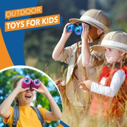 HappyKidsClub Kids Binoculars Toys for Boys Gilrs-Educational Learning/Hunting Hiking/Birthday Presents - Image 4