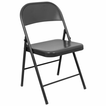 Harbour Housewares Metal Folding Chair - Image 2
