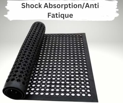 Heavy Duty Rubber Entrance Ramp Mat 90 x 150cm(0.9m x 1.5m)| XL Anti-Slip with Drainage Holes |Durable Indoor/Outdoor Safety Floor Mat |Anti Fatique, wheelchair Friendly |Ideal for Home, Office, Shops - Image 3