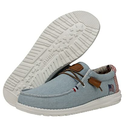Hey Dude Wally Linen - Casual Mens Shoes - Lightweight Comfort - Ergonomic Memory Foam Insole - Designed in Italy and California 3 Hey Dude Wally Linen - Casual Mens Shoes - Lightweight Comfort - Ergonomic Memory Foam Insole - Designed in Italy and California - Image 3