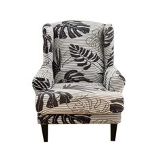 Highdi Wingback Chair Covers 2 Piece Stretch Wing Chair Slipcover, Washable Spandex Fabric Sofa Cover Furniture Protector for Armchair Chairs Living Room Bedroom Hotel