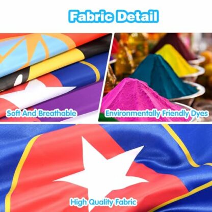 Hikidye Superhero Capes Dress up Costume for Kids, Toys & Perfect Gifts for Boys Girls 4 Hikidye Superhero Capes Dress up Costume for Kids, Toys & Perfect Gifts for Boys Girls - Image 4