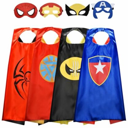 Hikidye Superhero Capes Dress up Costume for Kids, Toys & Perfect Gifts for Boys Girls 2 Hikidye Superhero Capes Dress up Costume for Kids, Toys & Perfect Gifts for Boys Girls - Image 2