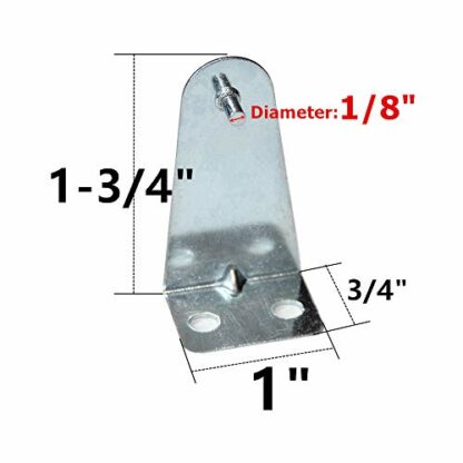 Hold Down Brackets 4pcs Metal Blinds Brackets Blind Bottom Rail Holder Replacements for Horizontal Blinds and Windows Shades - Image 3