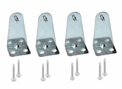 Hold Down Brackets 4pcs Metal Blinds Brackets Blind Bottom Rail Holder Replacements for Horizontal Blinds and Windows Shades - Image 2