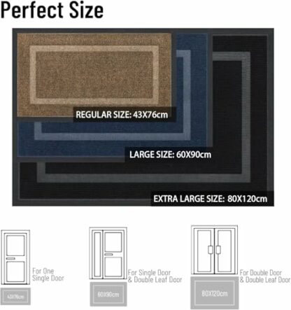 Homaxy Door Mats Outdoor, HuiKuang - Image 3