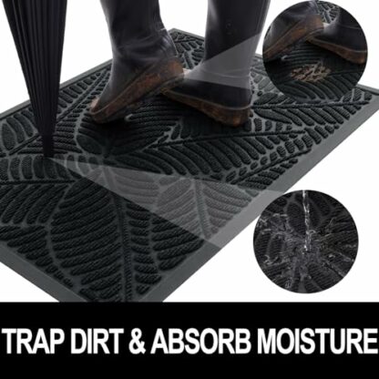 Homaxy Door Mats Outdoor, ShuYe 3 Homaxy Door Mats Outdoor, ShuYe - Image 3