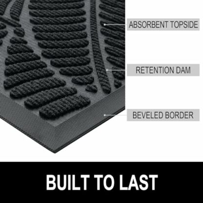 Homaxy Door Mats Outdoor, ShuYe 4 Homaxy Door Mats Outdoor, ShuYe - Image 4