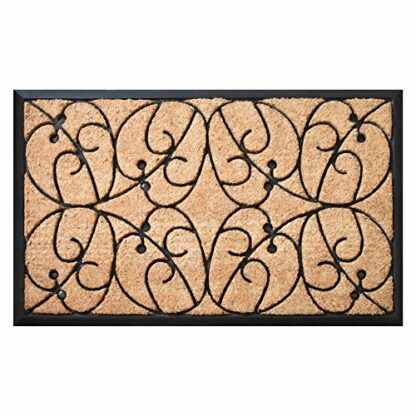 Home & More 100182436 Applegate Doormat, 24" x 36" x 1", Natural/Black - Image 2