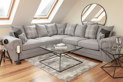 Honeypot - Sofa - Verona - 2C2 Corner Sofabed - 2C1 Corner Sofabed - 3 Seater Sofabed Sofa - Verona - 2C2 Corner Sofabed - 2C1 Corner Sofabed - 3 Seater Sofabed - Grey - Mattress Topper Included - Image 3