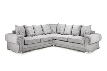 Honeypot - Sofa - Verona - 2C2 Corner Sofabed - 2C1 Corner Sofabed - 3 Seater Sofabed Sofa - Verona - 2C2 Corner Sofabed - 2C1 Corner Sofabed - 3 Seater Sofabed - Grey - Mattress Topper Included - Image 2