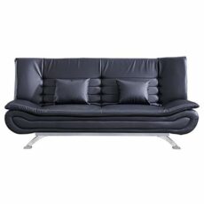 INMOZATA Sofa Bed Double 3 Seater Recliner Sofa 188cm Spring Corner Couch Lounge Sofa Bed with Two Cushions for Living Room Bedroom Home Office Furniture