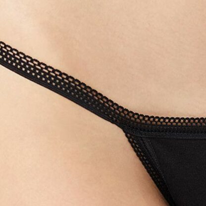 Iris & Lilly Women's Cotton G-String Knickers, Pack of 5 - Image 4