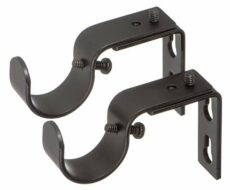 Ivilon Adjustable Brackets for Curtain Rods - Set of 2