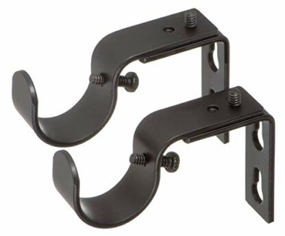 Ivilon Adjustable Brackets for Curtain Rods - Set of 2 2 Ivilon Adjustable Brackets for Curtain Rods - Set of 2 - Image 2