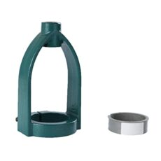 JOEBO Portable Drill Press Square Tenon Converter Log Tenon Cutter for Log Furniture Bench Drill Square Hole Accessories Location Tool Drill Press Stand (65-58 reducer sleeve)