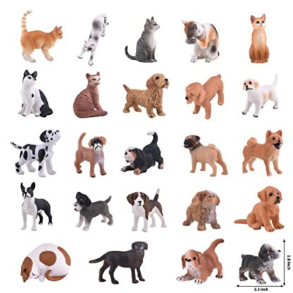 JOYIN 2023 Christmas Advent Calendar with Dog and Cat Animal Action Figures Playset Animal Toys 24 Days Countdown Advent Calendar for Kids Toddlers Xmas Gifts Christmas Party Favor 3 JOYIN 2023 Christmas Advent Calendar with Dog and Cat Animal Action Figures Playset Animal Toys 24 Days Countdown Advent Calendar for Kids Toddlers Xmas Gifts Christmas Party Favor - Image 3