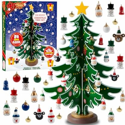 JOYIN 2024 Christmas Advent Calendar, 24 Days Countdown Advent Calendar with A Christmas Tree and 24 Ornaments for Boys, Girls and Kids Party Favors, Classroom Prizes, Xmas Gift 2 JOYIN 2024 Christmas Advent Calendar, 24 Days Countdown Advent Calendar with A Christmas Tree and 24 Ornaments for Boys, Girls and Kids Party Favors, Classroom Prizes, Xmas Gift - Image 2