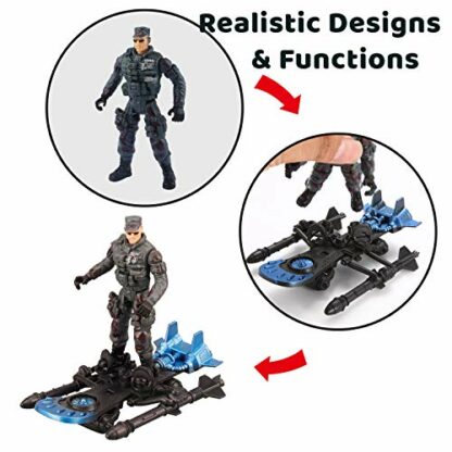 JOYIN 2024 Christmas Advent Calendar with Military Army Man 24 Days Countdown Calendar with Soldier Action Figures, Weapons and Gear Accessories Toys for Boys Kids Party Favors Gift 4 JOYIN 2024 Christmas Advent Calendar with Military Army Man 24 Days Countdown Calendar with Soldier Action Figures, Weapons and Gear Accessories Toys for Boys Kids Party Favors Gift - Image 4