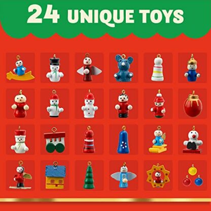 JOYIN Christmas 24 Days Countdown Advent Calendar with a Tabletop Wooden Christmas Tree and 28 Ornaments Snowman Santa Decorations for Boys, Girls and Kids Party Favors Gift 3 JOYIN Christmas 24 Days Countdown Advent Calendar with a Tabletop Wooden Christmas Tree and 28 Ornaments Snowman Santa Decorations for Boys, Girls and Kids Party Favors Gift - Image 3