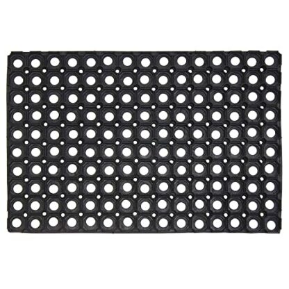 JVL Rondo Rubber Ring Heavy Duty Outdoor Entrance Door Mat - Image 3