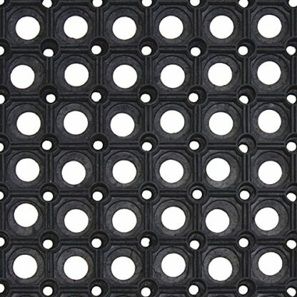 JVL Rondo Rubber Ring Heavy Duty Outdoor Entrance Door Mat - Image 4