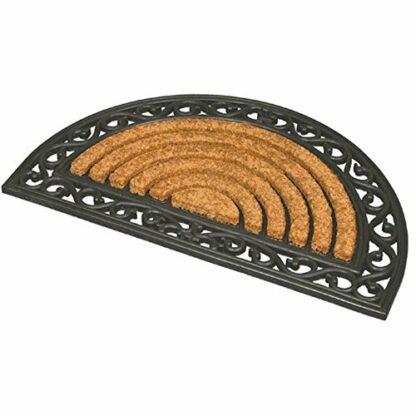 JVL Rubber And Coir Heavy Duty Karina Doormat 45 x 75 cm - Image 2