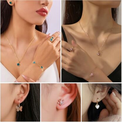 Jewellery Advent Calendar for Women - Christmas Countdown 2024 Luxury Jewelry for Adults Ladies Women Teenage Girls - 24 Days Xmas Surprise Gifts Advent Calendar with Bracelet Necklace Earring Ring 4 Jewellery Advent Calendar for Women - Christmas Countdown 2024 Luxury Jewelry for Adults Ladies Women Teenage Girls - 24 Days Xmas Surprise Gifts Advent Calendar with Bracelet Necklace Earring Ring - Image 4