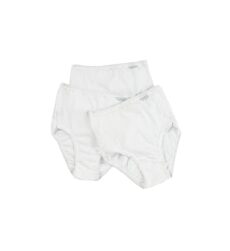 Jockey Women's Underwear Plus Size Elance Brief - 3 Pack, White, 10 (4XL)
