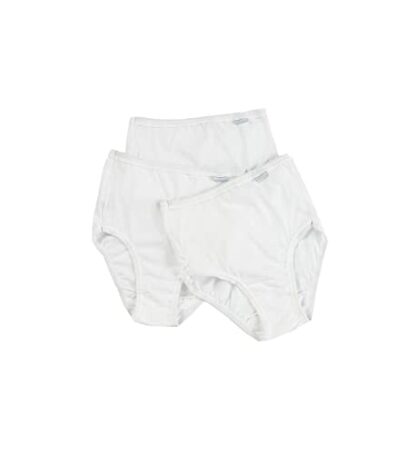 Jockey Women's Underwear Plus Size Elance Brief - 3 Pack, White, 10 (4XL) - Image 2