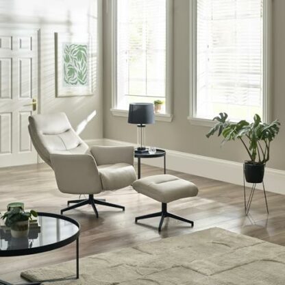 Julian Bowen Grey Priya Stool Rise & Recline Chair 3 Julian Bowen Grey Priya Stool Rise & Recline Chair - Image 3