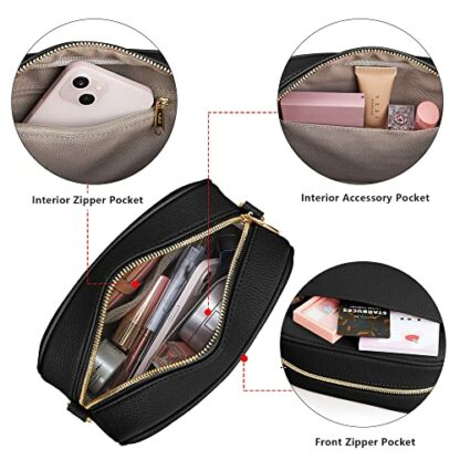 KALIDI Crossbody Bag Women Shoulder Bag with Adjustable Wide Strap and Narrow Strap Multiple Pockets Stylish Handbags - Image 4