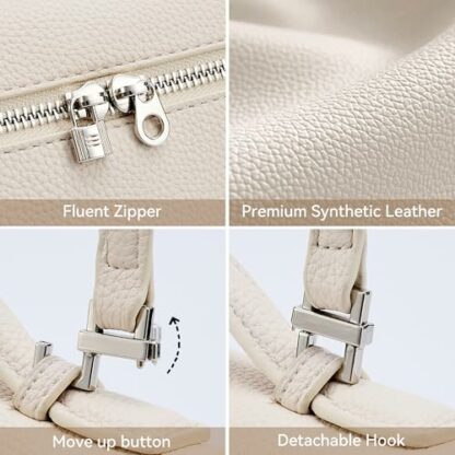 KALIDI FANCY FOREST Small Cross Body Bag for Women L19 L27 Pocket, Leather Crossbody Bags Purses for Women Ladie Girls Designer Top-Handle Bags Shoulder Bag - Image 4