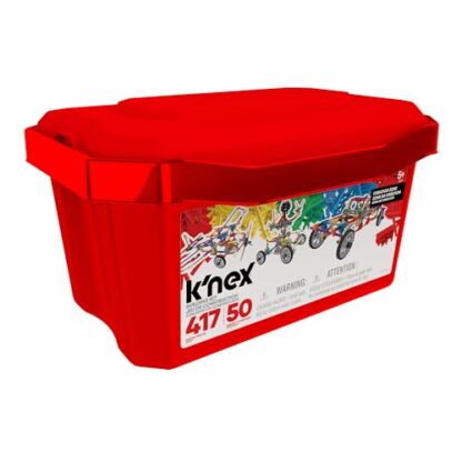 K'NEX | Creation Zone Building Set 50 Model | 417 Piece Educational Learning Kit with Storage Tub, Engineering Construction Toys for Kids 5+ | Basic Fun 16511 3 K'NEX | Creation Zone Building Set 50 Model | 417 Piece Educational Learning Kit with Storage Tub, Engineering Construction Toys for Kids 5+ | Basic Fun 16511 - Image 3