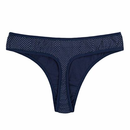 KNITLORD 6 Pack Women's Thongs Underwear Cotton Breathable Panties Hipster Bikini 4 KNITLORD 6 Pack Women's Thongs Underwear Cotton Breathable Panties Hipster Bikini - Image 4