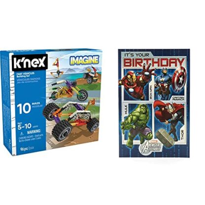 K'Nex Imagine 45510, Beginner Fun Fast Vehicles Building Set, Construction Sensory Play, 96 Piece Stem Learning Kit, Educational Toys Suitable for Girls and Boys Aged 5 + 2 K'Nex Imagine 45510, Beginner Fun Fast Vehicles Building Set, Construction Sensory Play, 96 Piece Stem Learning Kit, Educational Toys Suitable for Girls and Boys Aged 5 + - Image 2