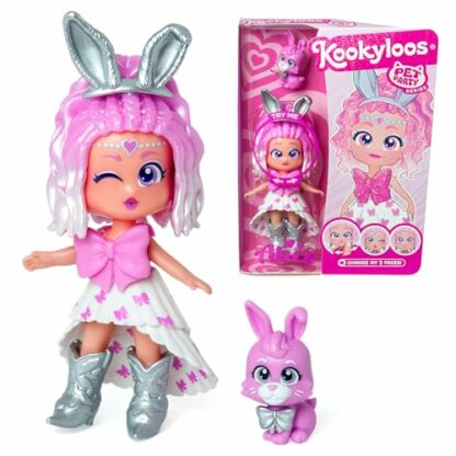 KOOKYLOOS Pet Party ALICE – Alice doll with rabbit pet. Includes Alice doll, 1 pet, fashionable outfit and shoes and 1 accessory. 1 doll, 3 different faces! 2 KOOKYLOOS Pet Party ALICE – Alice doll with rabbit pet. Includes Alice doll, 1 pet, fashionable outfit and shoes and 1 accessory. 1 doll, 3 different faces! - Image 2