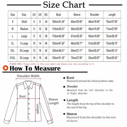 KUIH Fleece Jacket Women UK Sale Ladies Teddy Fleece Hoodie Winter Coat Sherpa Lined Jacket Women Full Zip Hoodie Teddy Bear Coats Fleece Sweatshirts Ladies Fleece Tops Sweater Outwear Winter Clothes - Image 3