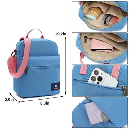 Kalesi Small Canvas Crossbody Bag and Purse Set for Girls and Women - Image 4