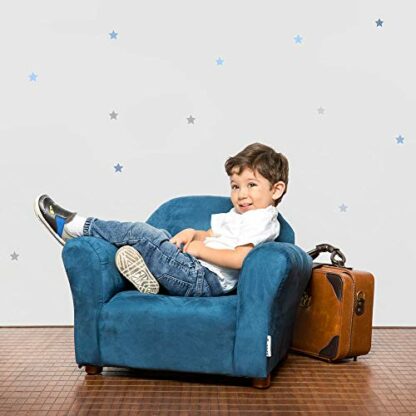 Keet Microsuede Children's Chair, Roundy, Charcoal 24x18x18 Inch (Pack of 1) 3 Keet Microsuede Children's Chair, Roundy, Charcoal 24x18x18 Inch (Pack of 1) - Image 3