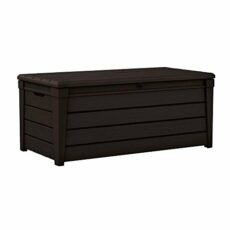 Keter Brightwood Outdoor Plastic Storage Box Garden Furniture